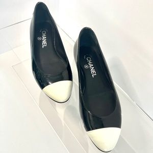 Chanel Patent Leather Flats